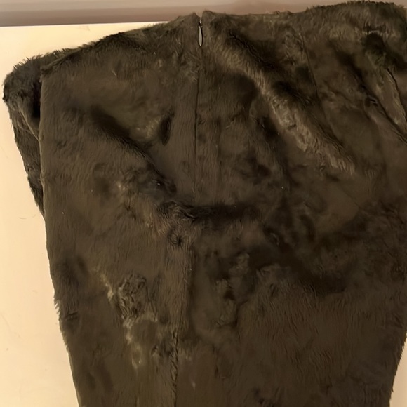 Caractère Dark Olive Green Crushed Velvet Pants, 44 IT, US 8 - Picture 5 of 5